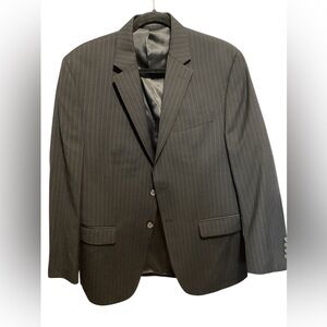 Ralph Lauren Black Pinstripe Suit Jacket